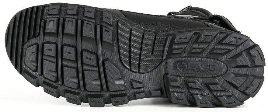 LAPG Men's Sector 8" Black Side-Zip Waterproof Duty Boot
