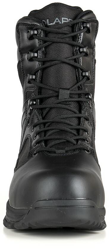LAPG Men's Sector 8" Black Side-Zip Waterproof Duty Boot