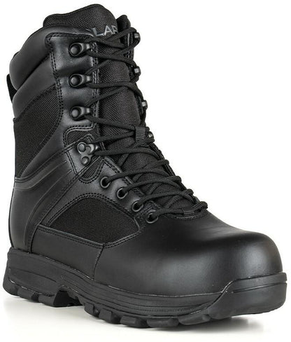 LAPG Men's Sector 8" Black Side-Zip Waterproof Duty Boot