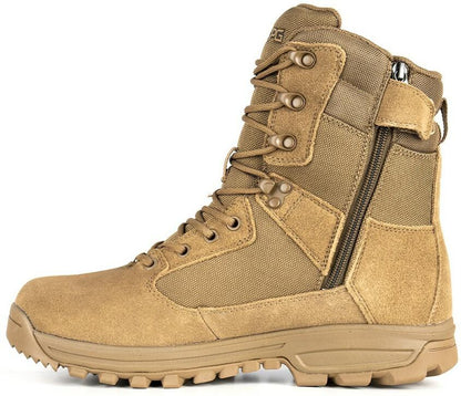 LAPG Men's Sector 8" Coyote Tan Side-Zip Waterproof Duty Boot