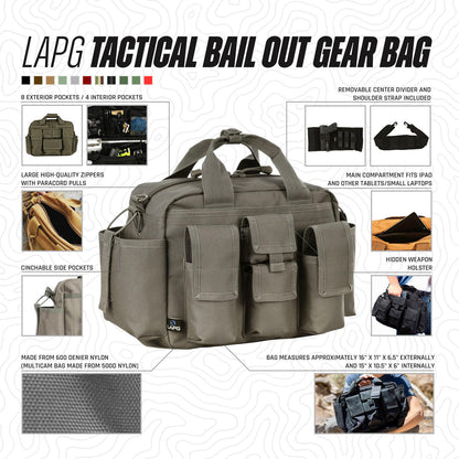LAPG Tactical Bailout Gear Bag