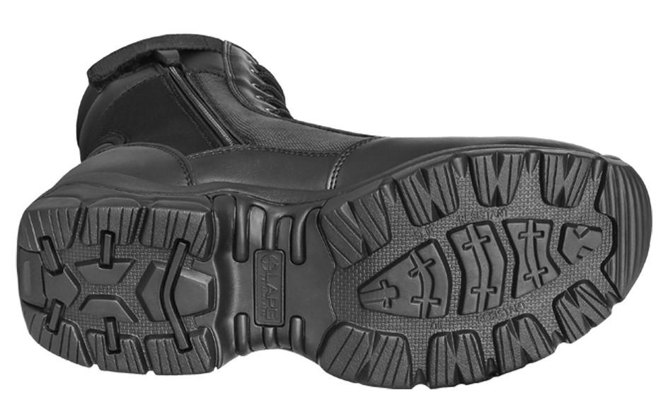 LAPG Women's Core 8" Black Side-Zip Duty Boot