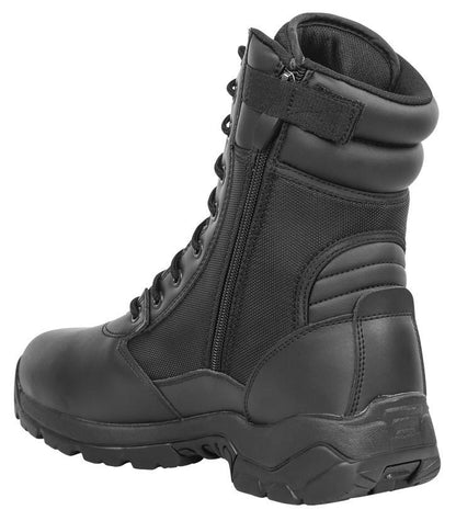 LAPG Women's Core 8" Black Side-Zip Duty Boot