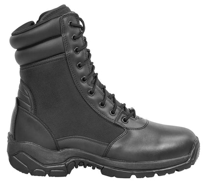 LAPG Women's Core 8" Black Side-Zip Duty Boot