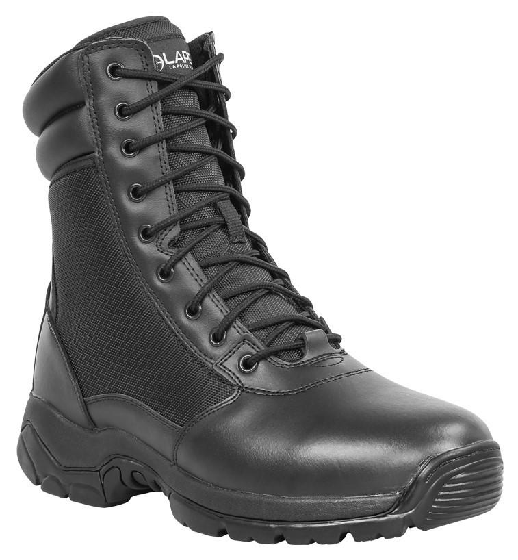 LAPG Women's Core 8" Black Side-Zip Duty Boot