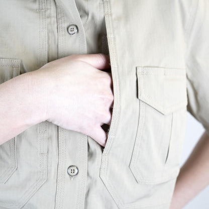 LAPG Women's Battle Rattle Stretch Short Sleeve Button Up Field Shirt