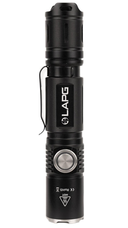 LAPG F-7 1,500 Lumen USB-C Rechargeable Flashlight with Power Bank Function