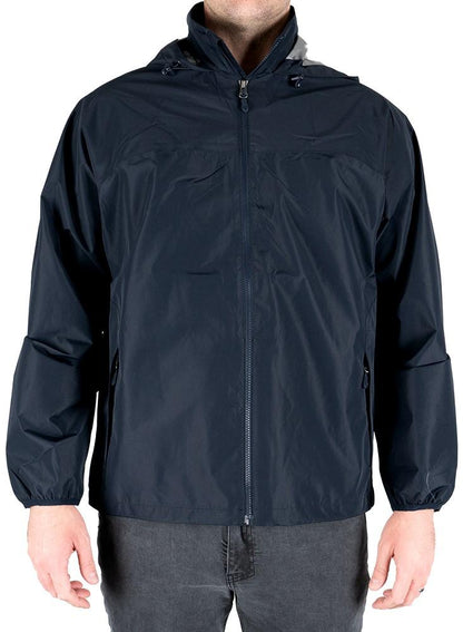LAPG Men's Expedition Packable Waterproof Rain Jacket