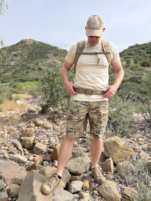 LA Police Gear Atlas Men's STS Stretch 10 Pocket 10.5" Tactical Cargo Short